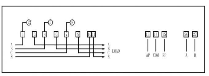 Three Phase Multifunction Energy Meter Prepayment Watt