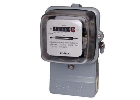 China Good Weatherability Single Phase Electromechanical Energy Meter With Steel DD284 supplier
