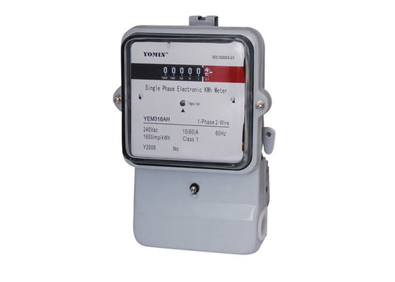 China 5A 10A 20A Single Phase Energy Meter With Surface Mount Technology supplier