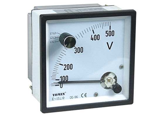 China CE Approved Analogue Panel Meters With Change-Over Switch Voltmeter / Voltage Meter supplier