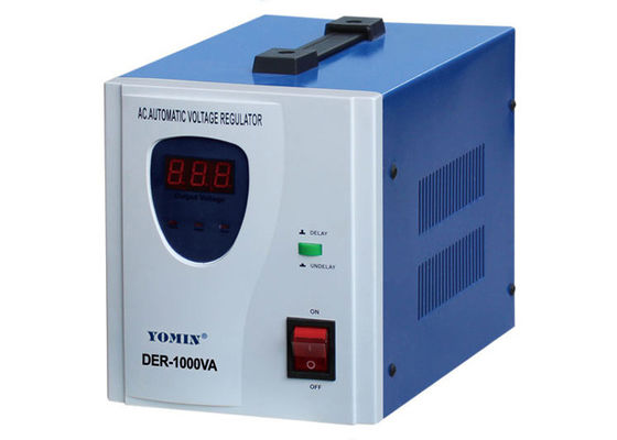 China Relay Type Home AC Automatic Voltage Stabilizer , DER 1000VA Single Phase Stabilizer supplier