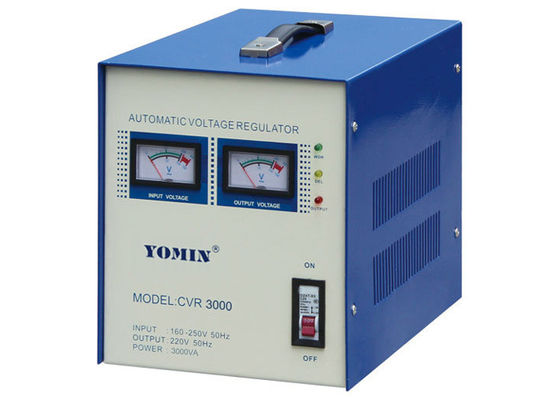 China Single Phase Relay Type Stabilizer , Automatic Voltage Stabilizer For Home Use 3000VA . supplier