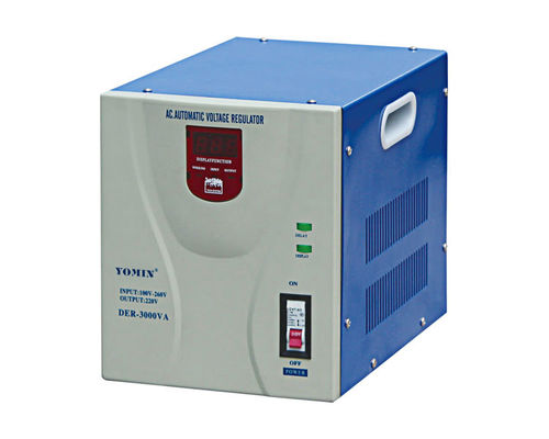 China Full Automatic Relay Type Stabilizer , Single Phase Voltage Stabilizer  / Plastic Panel Automatic Stabilizer supplier