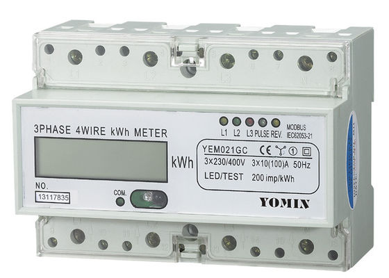 China RS485 Modbus Three Phase Energy Meters ,  Electronic kWH Meter With CT operated supplier