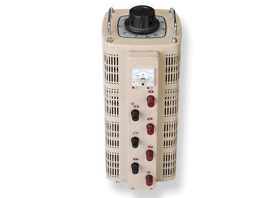 China TSGC-2 2KVA Variac Voltage Regulator Three Phase Voltage Regulator Input 380v Output 0-430v supplier