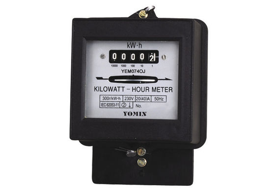 Analog Display Single Phase 2 Wire Electromechanical Energy Meter 5Amp 10Amp 20Amp supplier