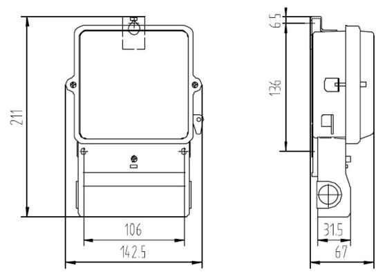 5A 10A 20A Single Phase Energy Meter With Surface Mount Technology supplier