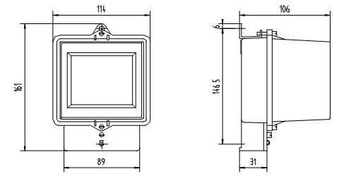 Analog Display Single Phase 2 Wire Electromechanical Energy Meter 5Amp 10Amp 20Amp supplier