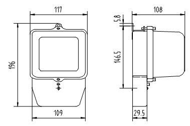 IEC 62053-11 Single Phase Electromechanical Energy Meter , Mechanical watt hour meter supplier
