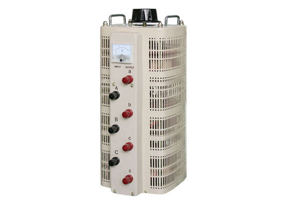 3 Phase Variac Voltage Regulator , Variac Variable Transformer / 60KVA 80A Output Voltage Regulator supplier