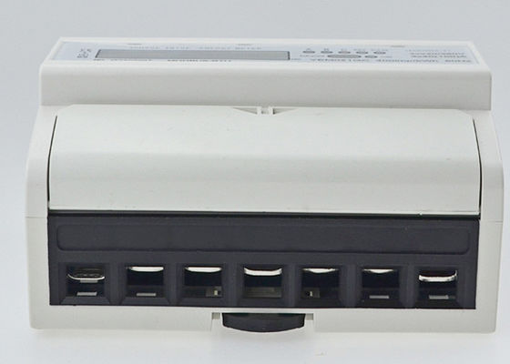 20 / 100A Electric Three Phase Din Rail KWH Meter , 7P Watt Hour Meter supplier