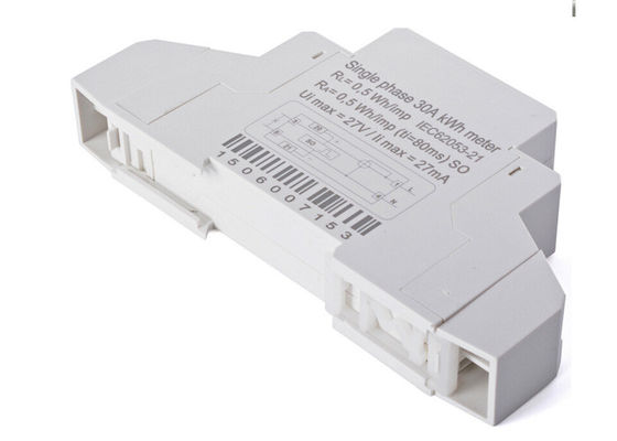 Small Volume Single Phase Electric Meter With 35mm Din Rail PC , Customized Size supplier