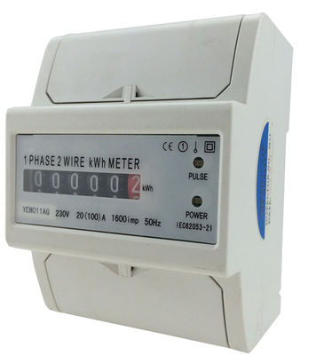 High Performance Three Phase Watt Hour Meter Accuracy Class 1 Direct Mode PC supplier
