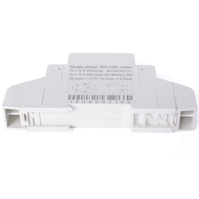 Small Volume Single Phase Electric Meter With 35mm Din Rail PC , Customized Size supplier