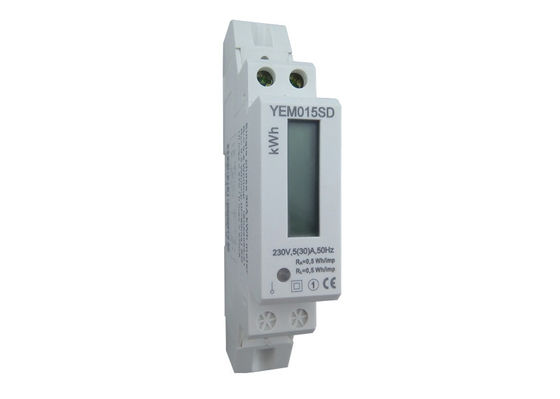 5(80)A 230V 50HZ LCD Display Voltage Current Single Phase Energy Meter Positive Power Din Rail KWH supplier