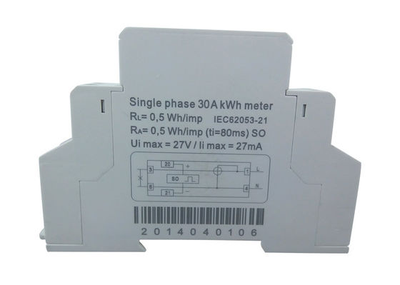 YEM015SS KWh Pulse Output Single Phase Din Rail Energy Meter With Analog Display 60A supplier