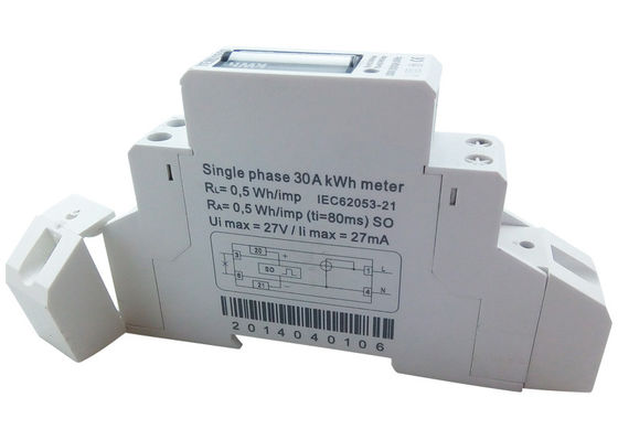 YEM015SS KWh Pulse Output Single Phase Din Rail Energy Meter With Analog Display 60A supplier