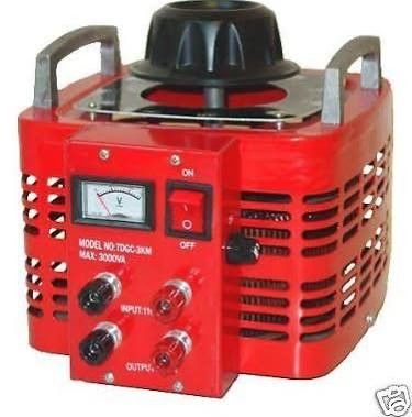 AC 110V / 0 - 130V / 3KVA / 30A Variac Transformer And Variable Autotransformer supplier