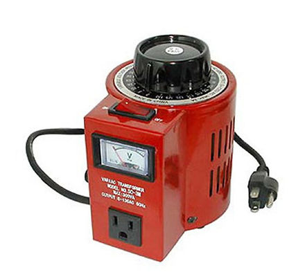TDGC2 AC Power Variable Transformer With Isolation , 1000VA Max 0 -130 Volt Output supplier